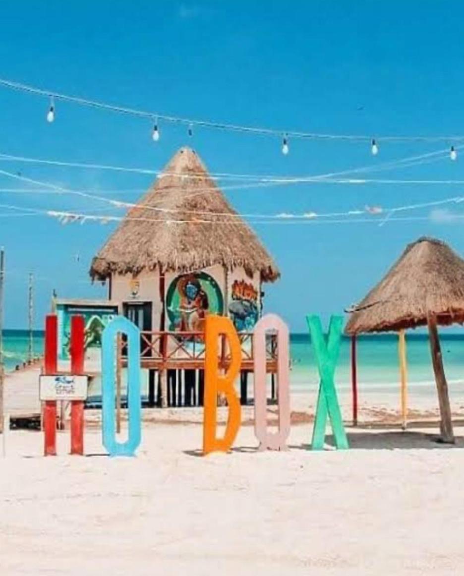 El Corazon Mexican0 Isla Holbox Exteriör bild